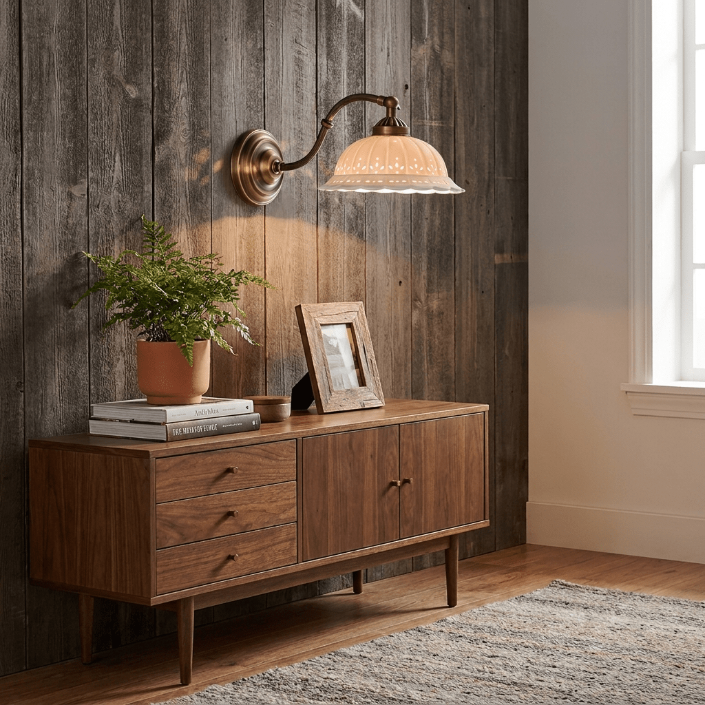 Nerina Pierced Ceramic Wall Sconce