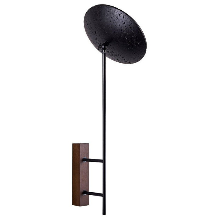 Noctara Black Travertine Wall Lamp
