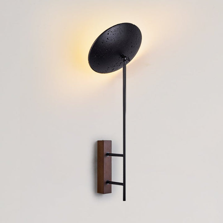 Noctara Black Travertine Wall Lamp