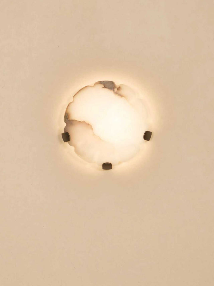 Noema Alabaster Wall Sconce