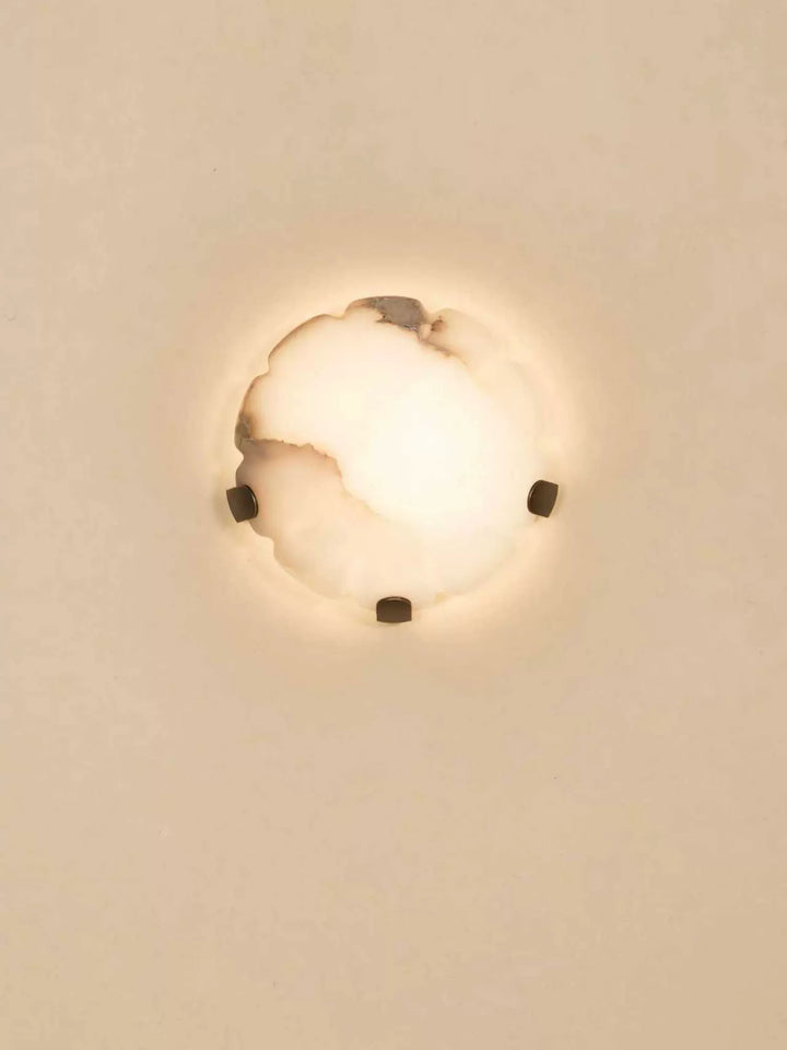 Noema Alabaster Wall Sconce
