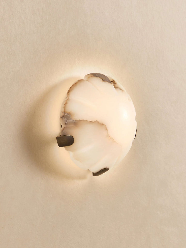 Noema Alabaster Wall Sconce