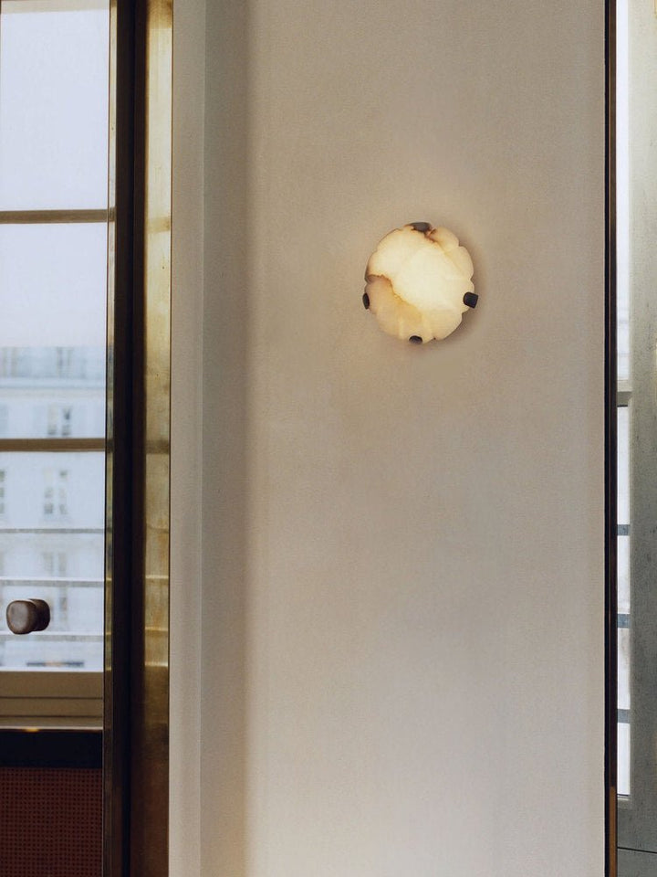 Noema Alabaster Wall Sconce