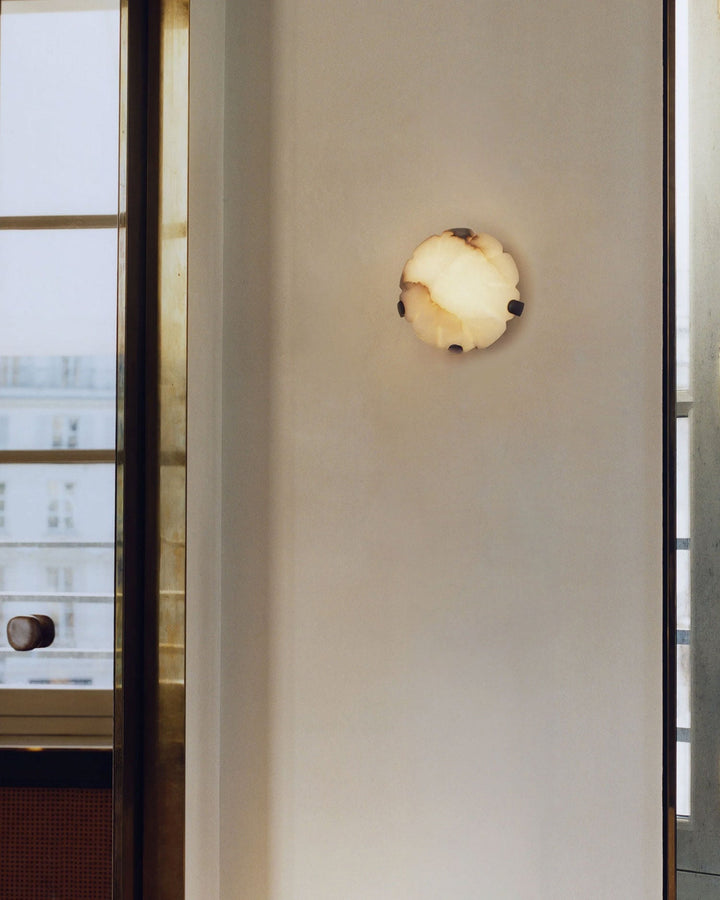 Noema Alabaster Wall Sconce