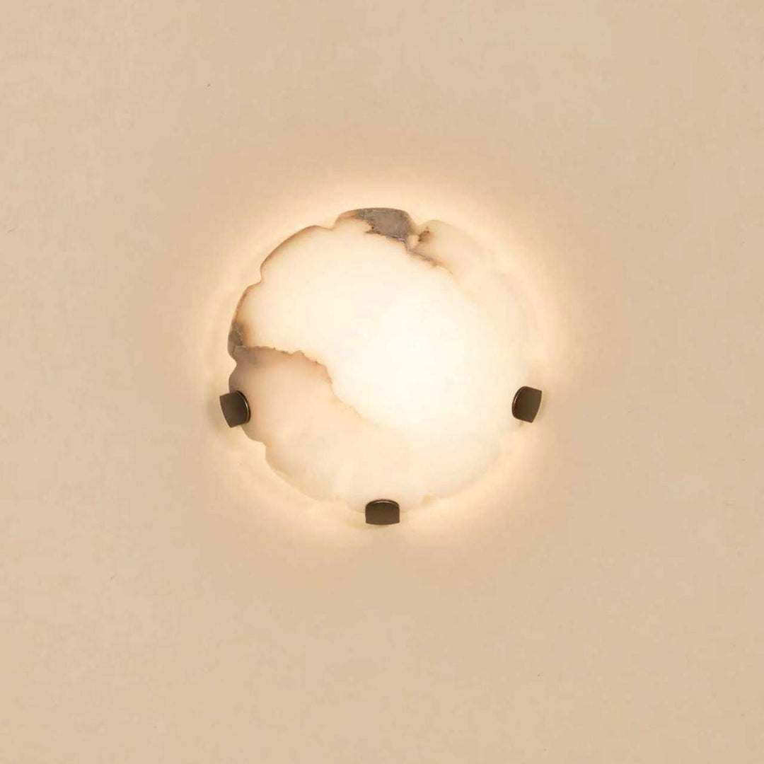 Noema Alabaster Wall Sconce