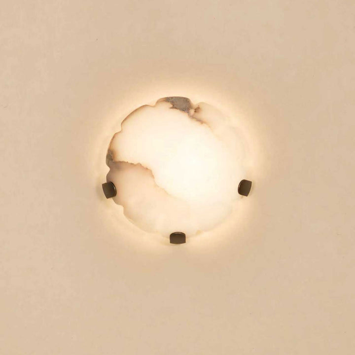 Noema Alabaster Wall Sconce