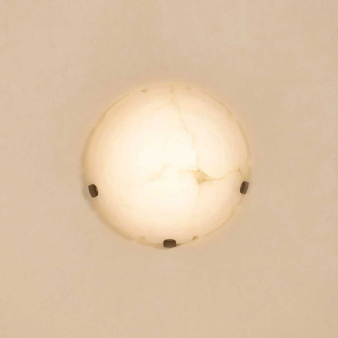 Noema Alabaster Wall Sconce