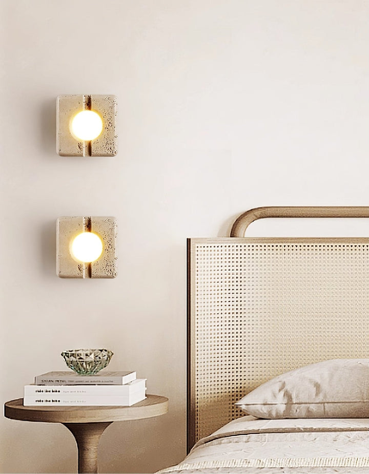 Nora Travertine Wall Light