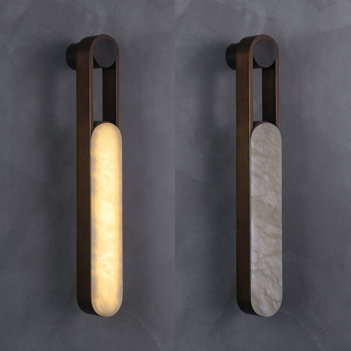 Norix Alabaster Frame Wall Light