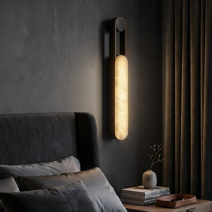 Norix Alabaster Frame Wall Light