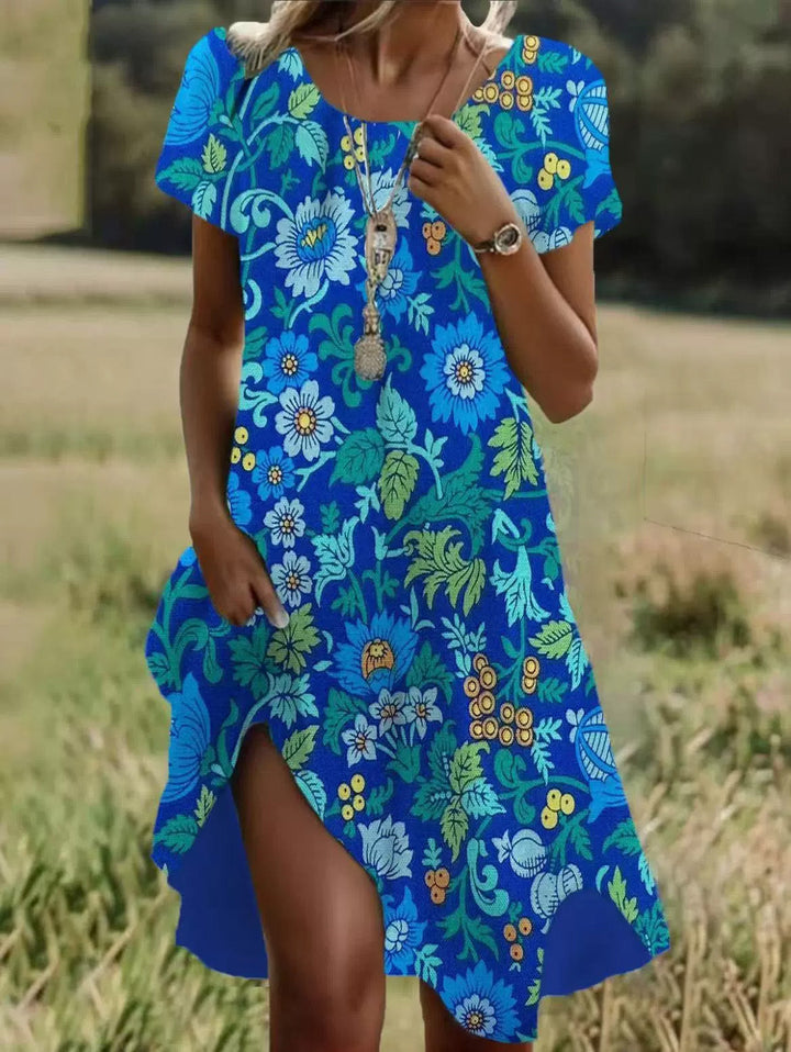 ZOMER MIDI JURK VOOR VROUWEN