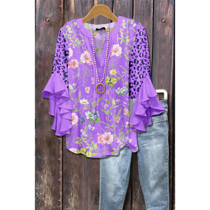 BLOUSE MET VOLANTEN VOOR VROUWEN