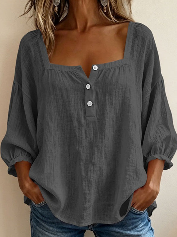 LINNEN BLOUSE VOOR VROUWEN