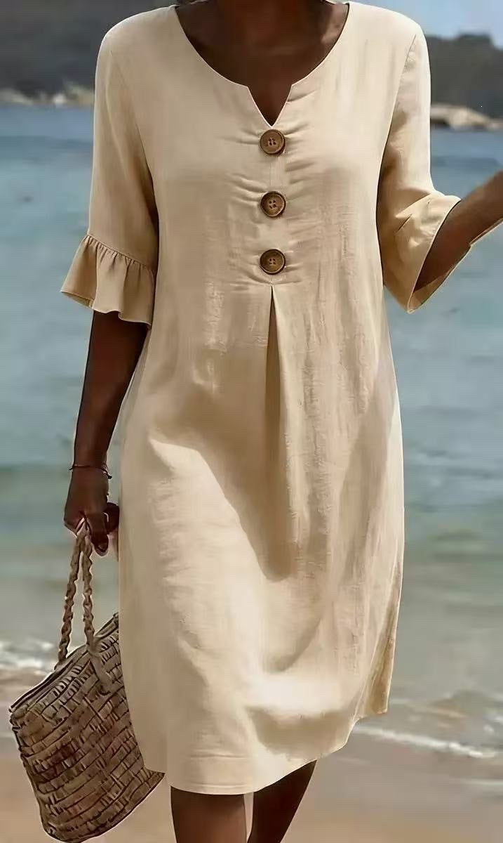 ELEGANTE LOSSE JURK VOOR VROUWEN