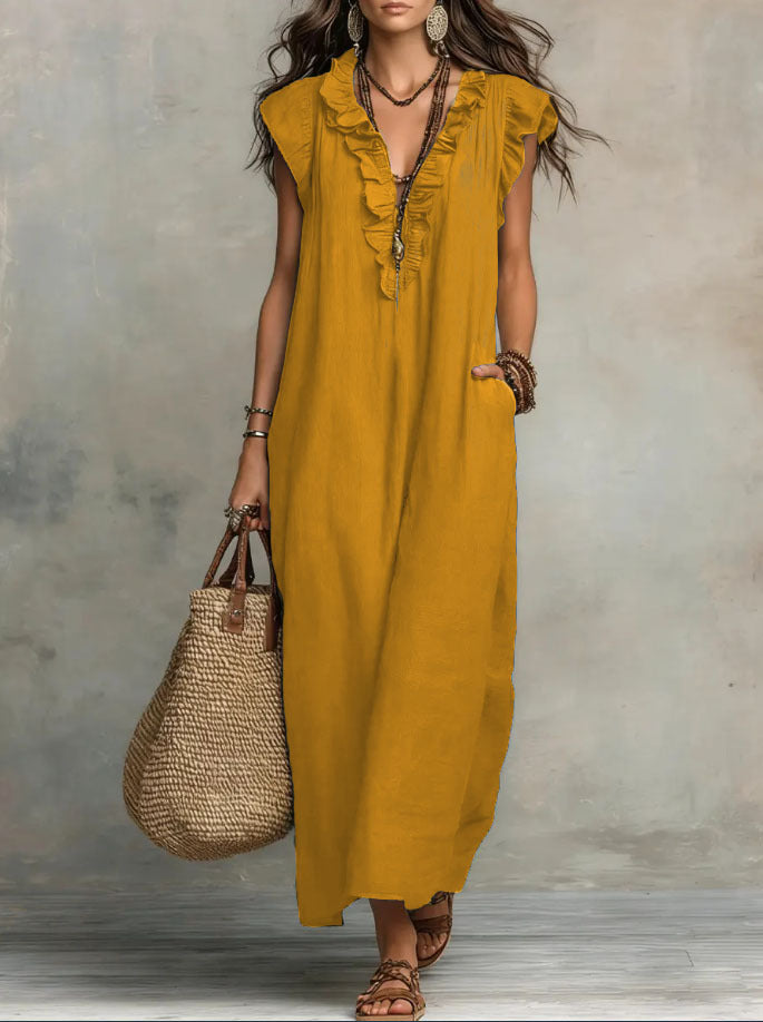 CHIQUE EN VLOEIENDE BOHEMIAN DRESS VOOR VROUWEN