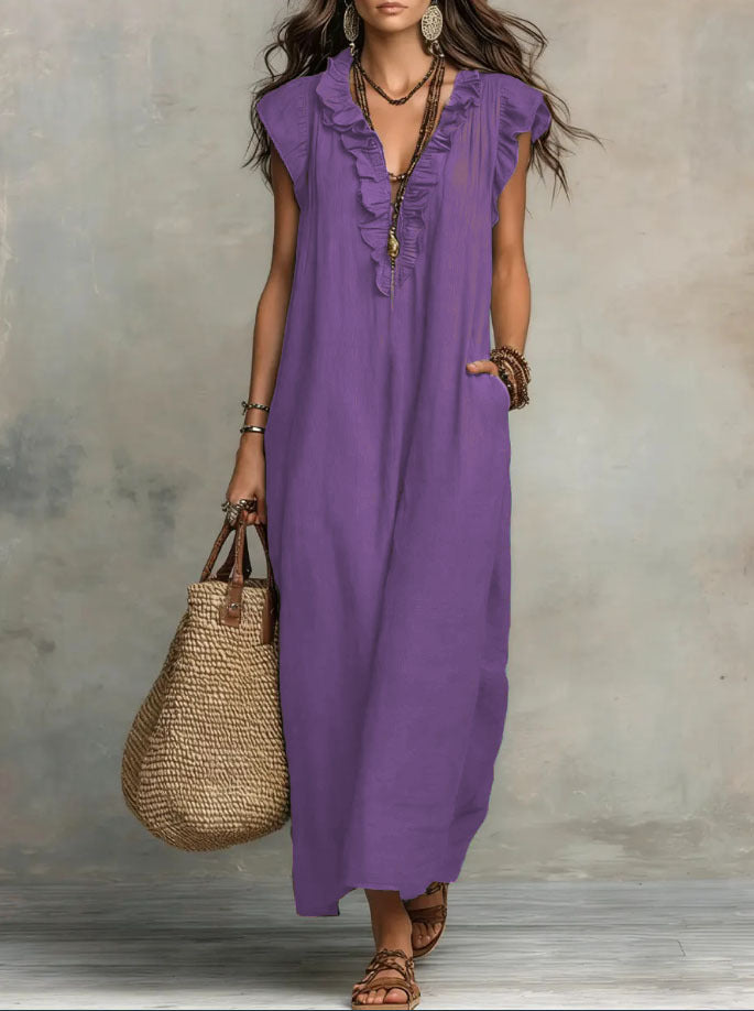 CHIQUE EN VLOEIENDE BOHEMIAN DRESS VOOR VROUWEN