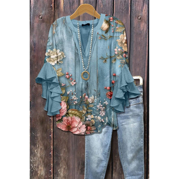 BLOUSE MET VOLANTEN VOOR VROUWEN