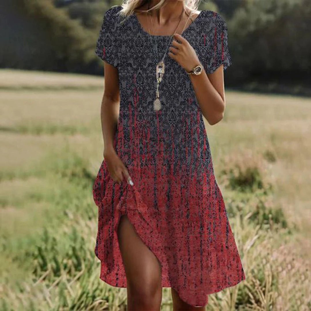ZOMER MIDI JURK VOOR VROUWEN