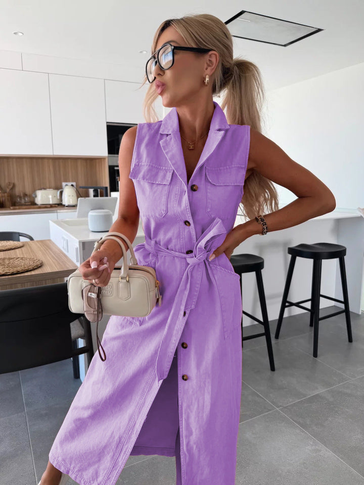 MODERNE JEANSJURK VOOR VROUWEN