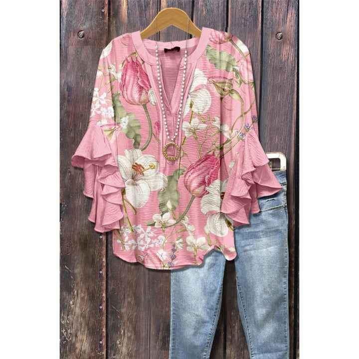 BLOUSE MET VOLANTEN VOOR VROUWEN