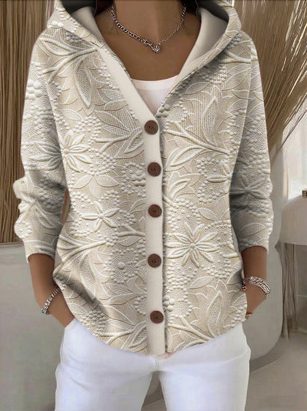 PATCHWORK HOODED VEST VOOR VROUWEN
