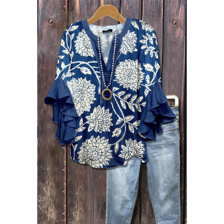 BLOUSE MET VOLANTEN VOOR VROUWEN