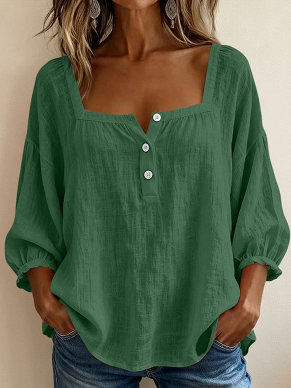 LINNEN BLOUSE VOOR VROUWEN