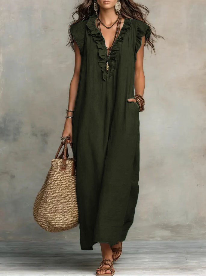 CHIQUE EN VLOEIENDE BOHEMIAN DRESS VOOR VROUWEN