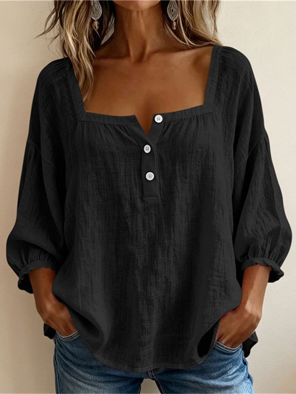 LINNEN BLOUSE VOOR VROUWEN
