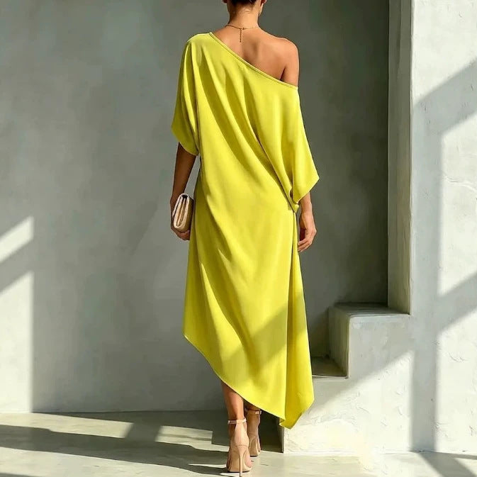 ASYMETRISCHE CHIC JURK VOOR VROUWEN