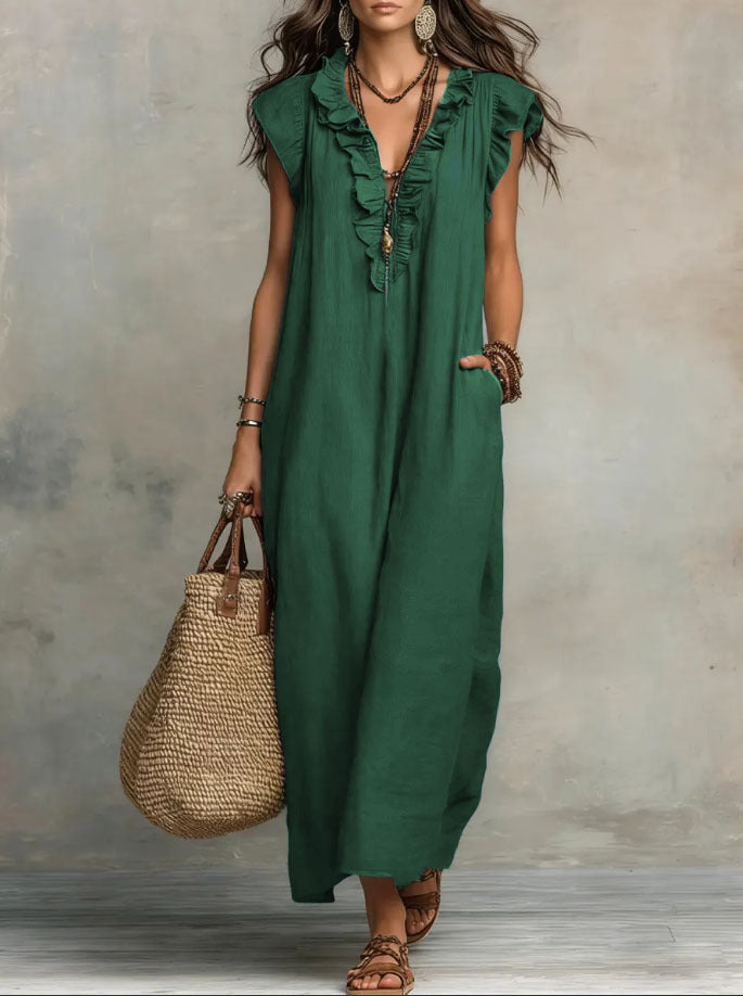 CHIQUE EN VLOEIENDE BOHEMIAN DRESS VOOR VROUWEN
