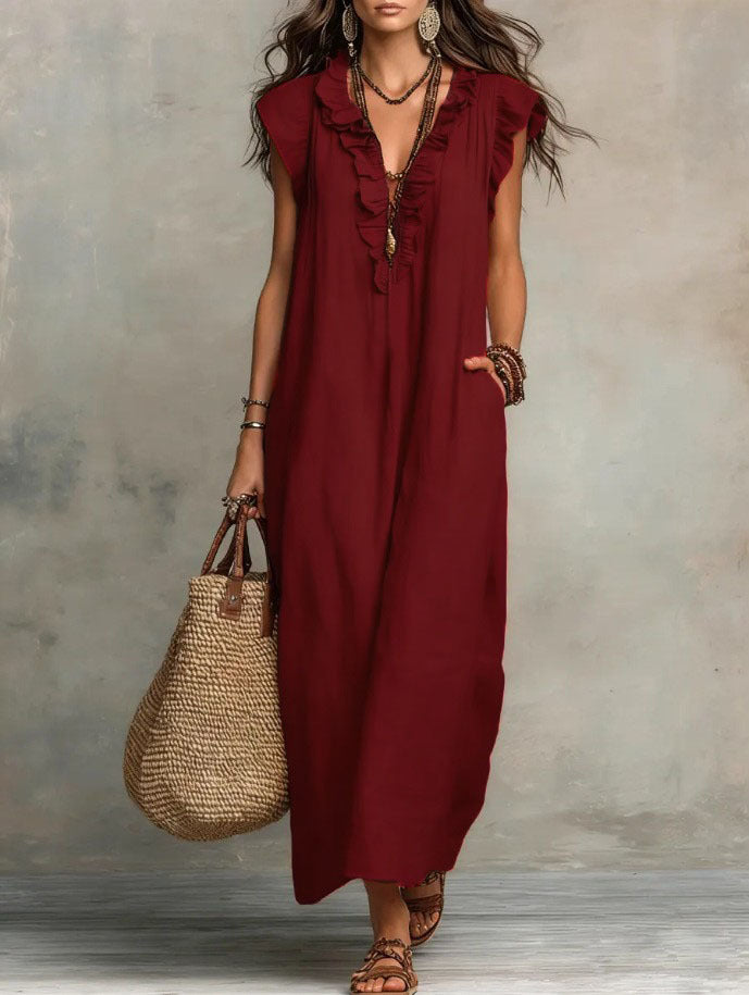 CHIQUE EN VLOEIENDE BOHEMIAN DRESS VOOR VROUWEN