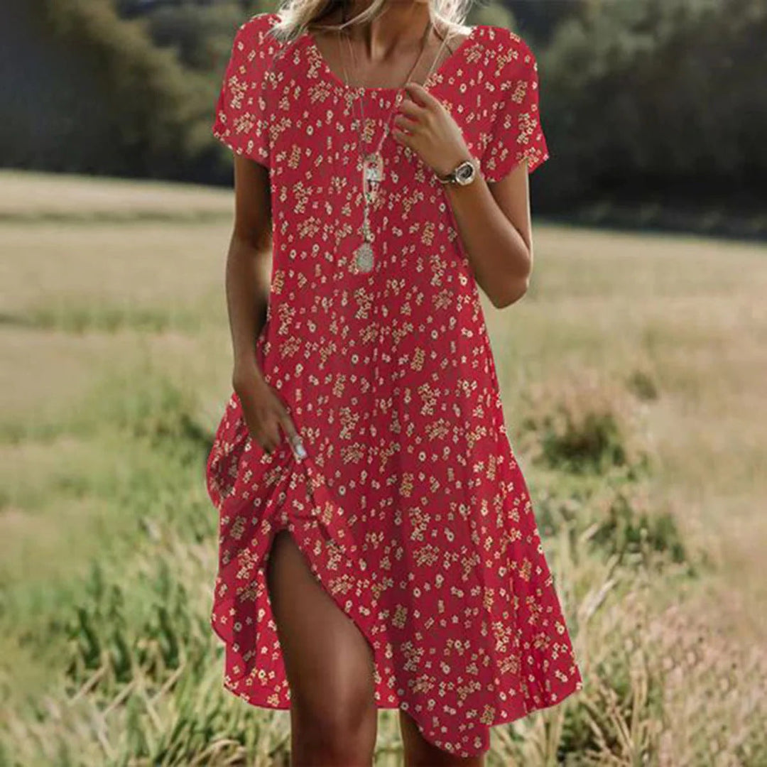 ZOMER MIDI JURK VOOR VROUWEN