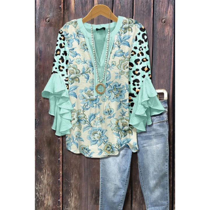 BLOUSE MET VOLANTEN VOOR VROUWEN
