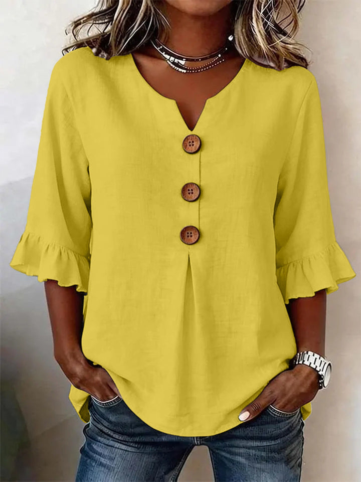 ROMANTISCHE BLOUSE MET RUFFLES VOOR VROUWEN