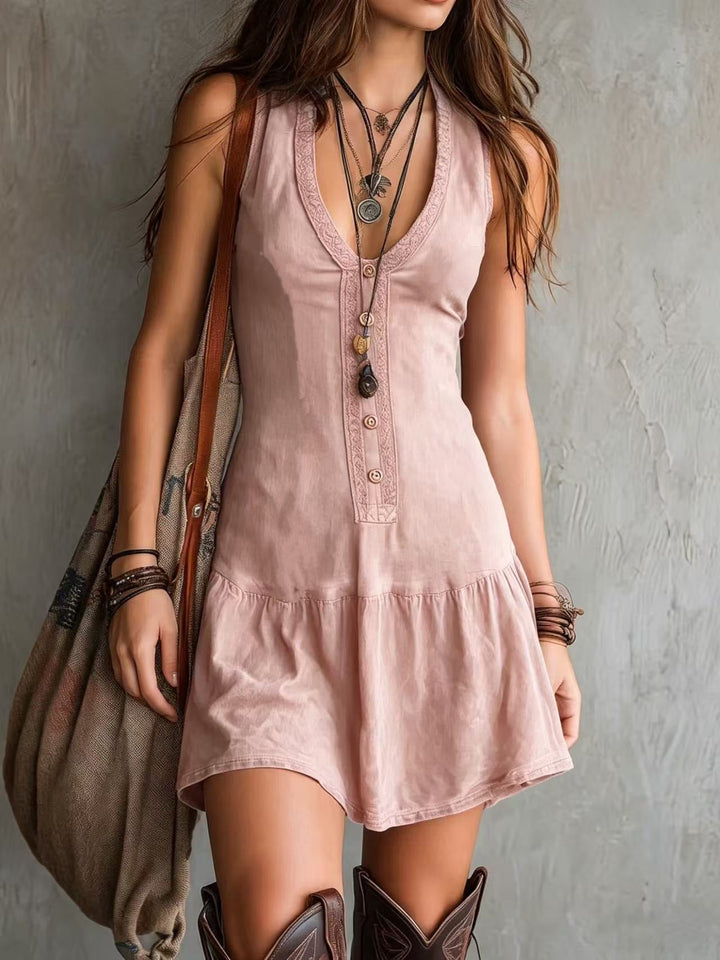ZOMERSE BOHEMIAN JURK VOOR DAMES