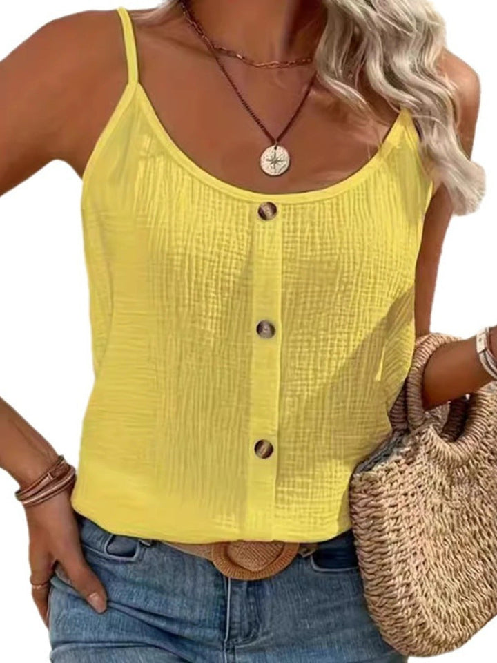 BLOUSE MET FIJNE SCHOUDELBANDJES VOOR VROUWEN