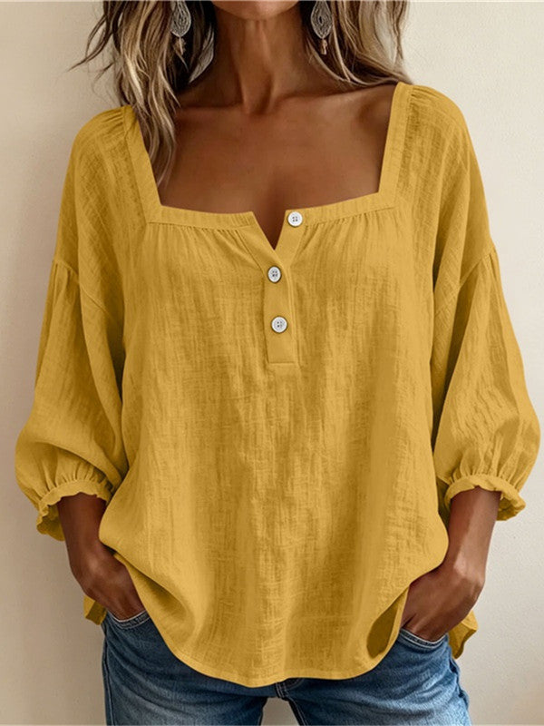 LINNEN BLOUSE VOOR VROUWEN