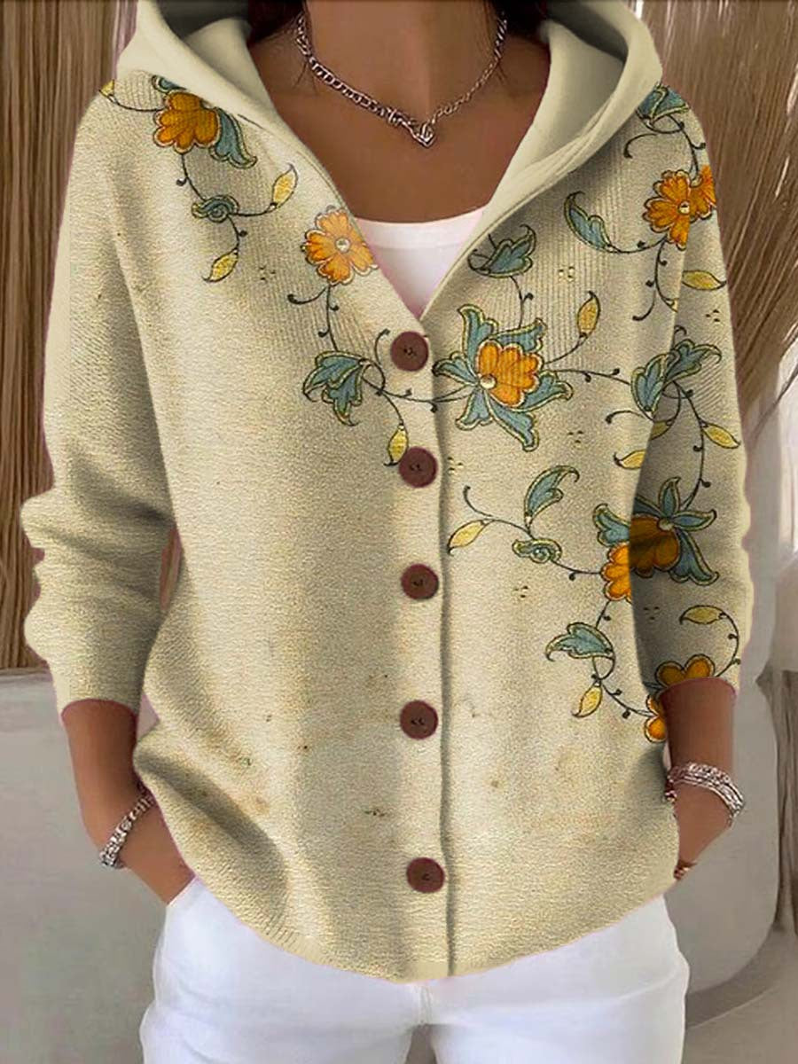 PATCHWORK HOODED VEST VOOR VROUWEN
