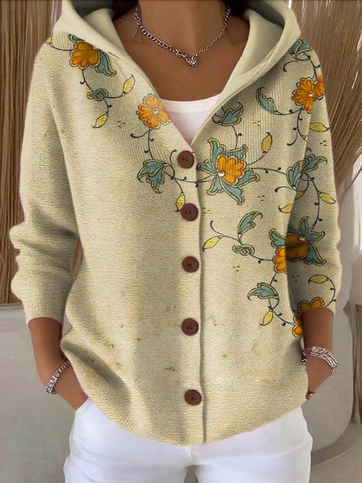 PATCHWORK HOODED VEST VOOR VROUWEN