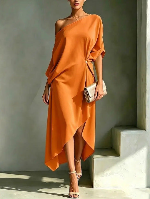 ASYMETRISCHE CHIC JURK VOOR VROUWEN