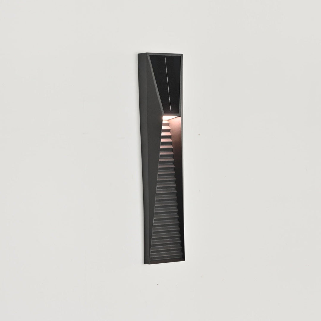 Obsidian Path Solar Outdoor Wall Light
