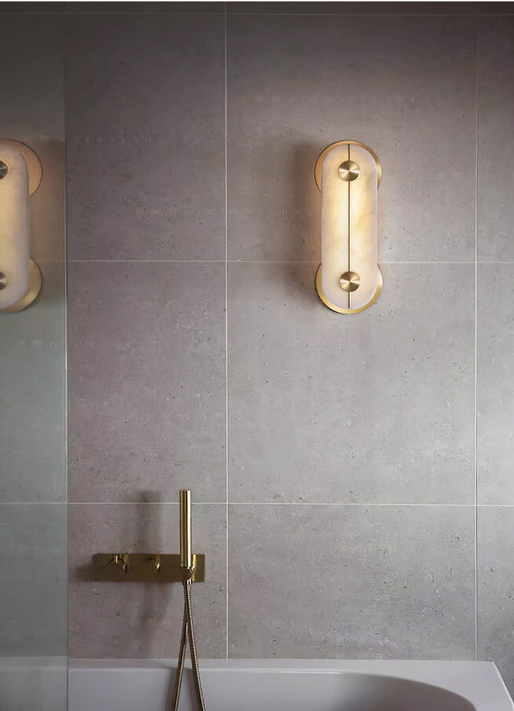 Obvara Alabaster Wall Light