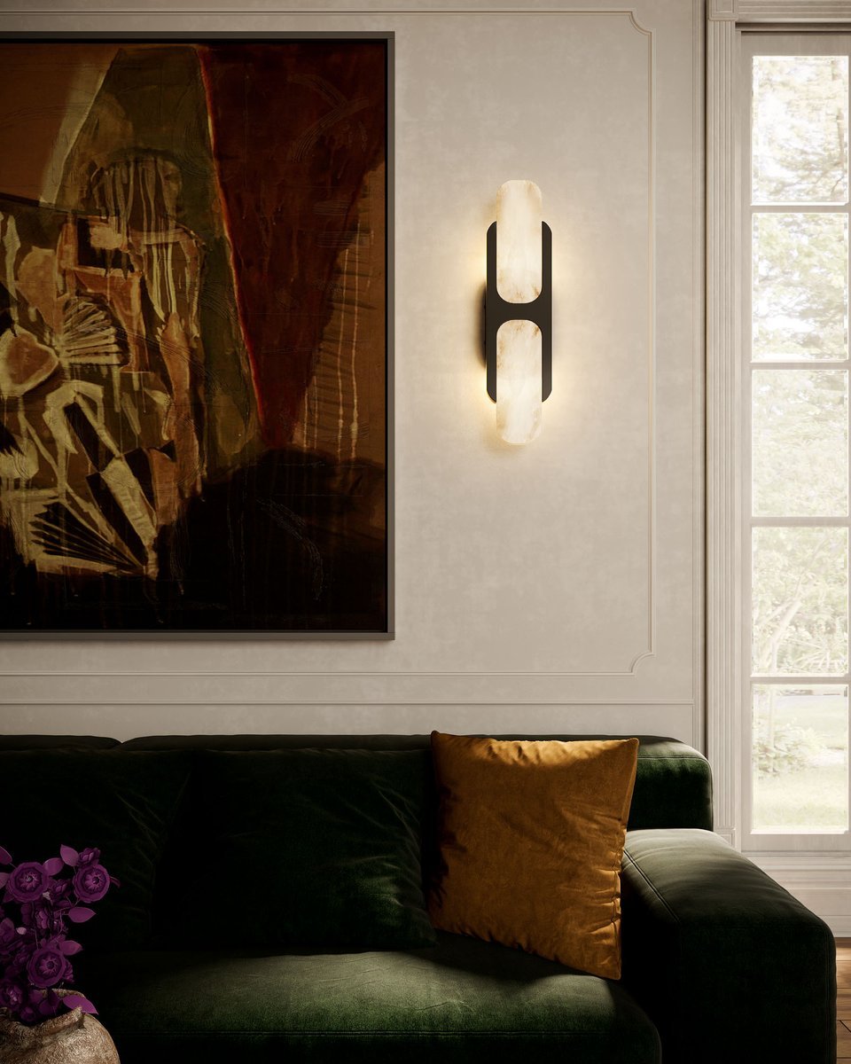 Odin Alabaster Wall Sconce