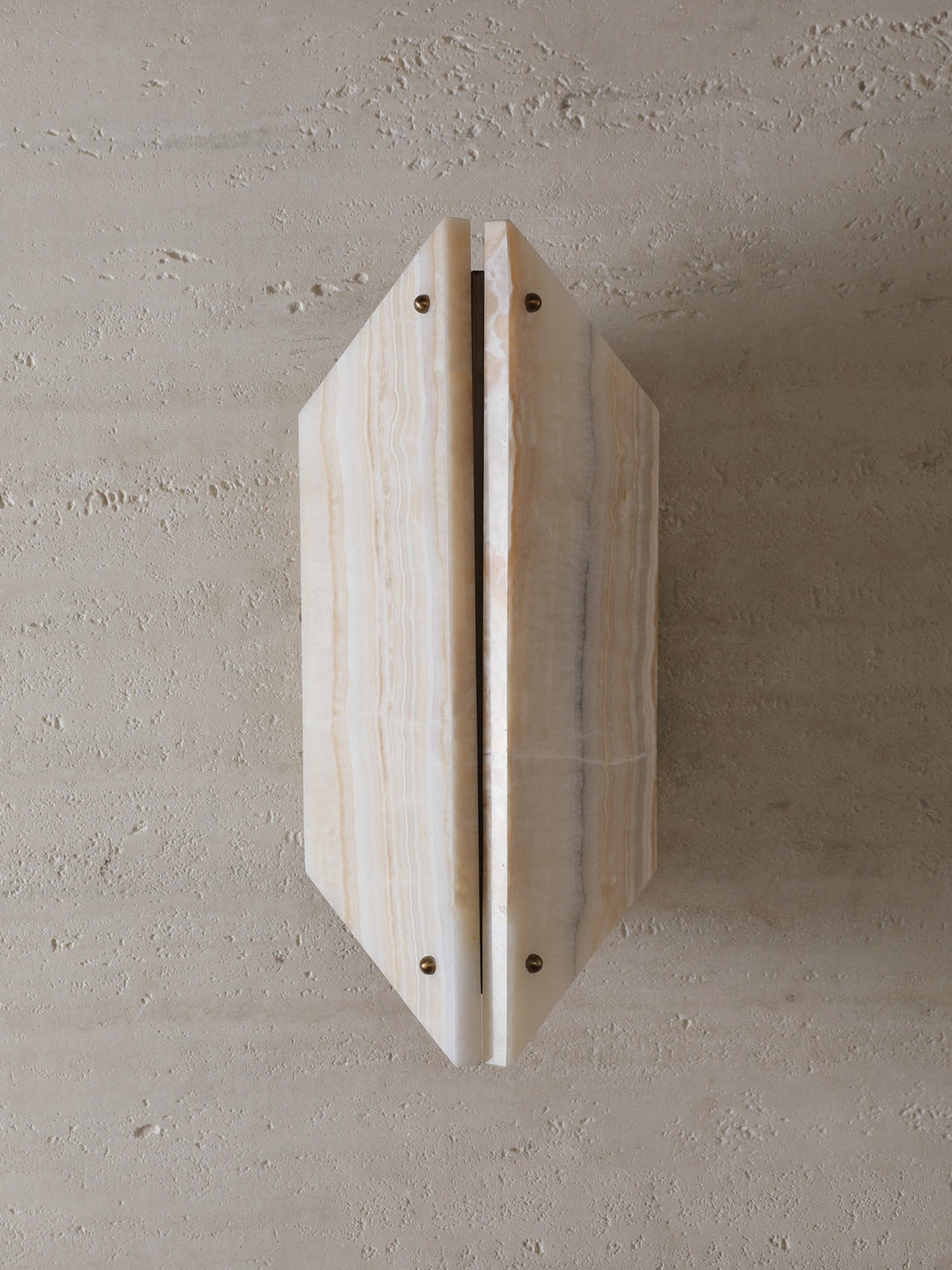 Onyxa Crest Alabaster Wall Lamp