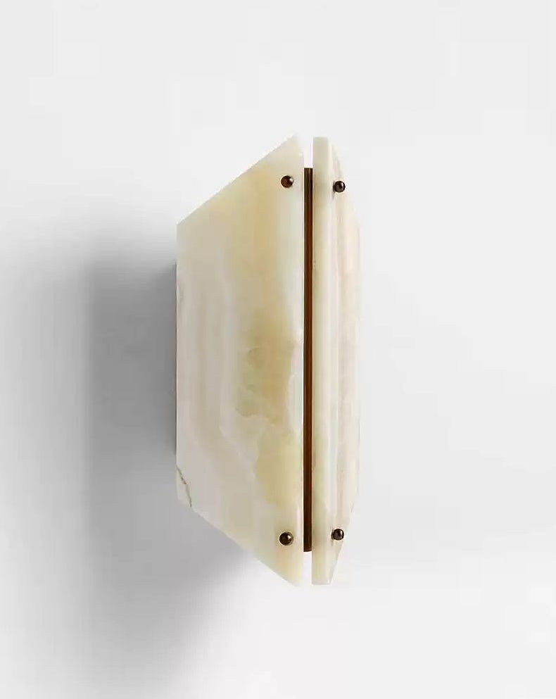 Onyxa Crest Alabaster Wall Lamp