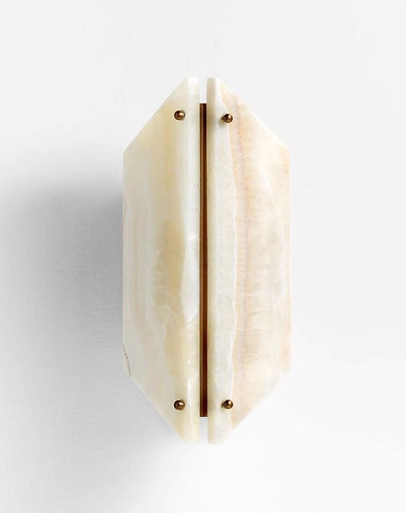 Onyxa Crest Alabaster Wall Lamp