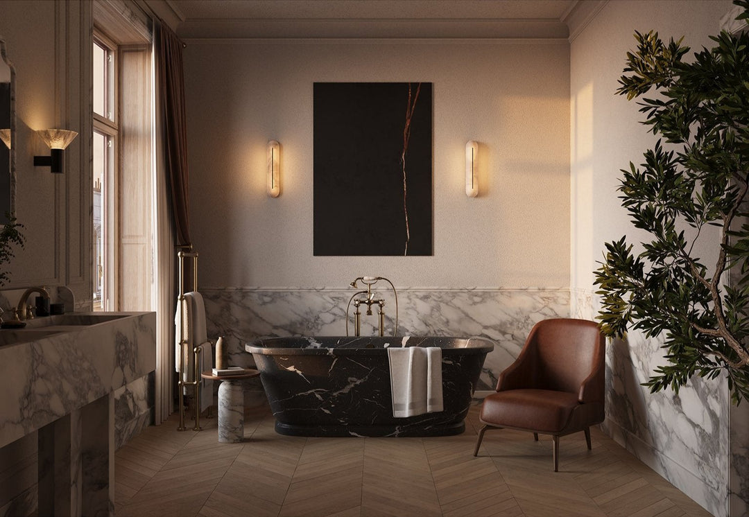 Orbison Alabaster Wall Lamp