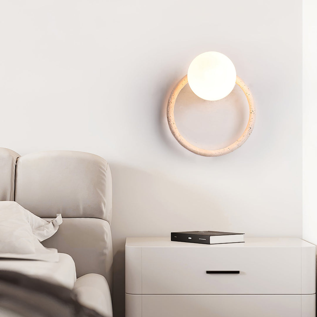 Orria Travertine Wall Light