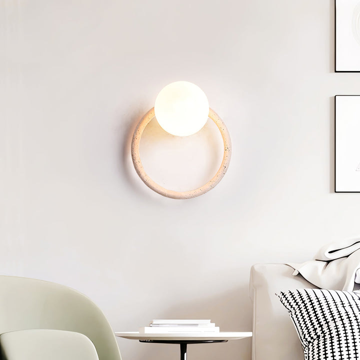 Orria Travertine Wall Light
